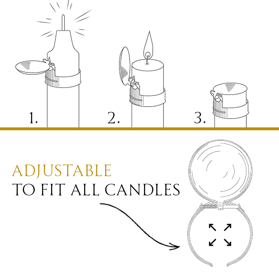 CandleGuard™ - Automatisk lysdæmper